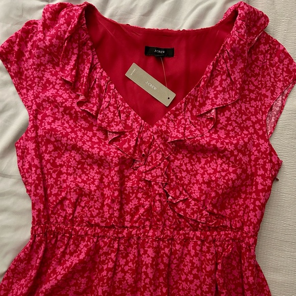 J. Crew Ruffle Mini Dress - Picture 1 of 5